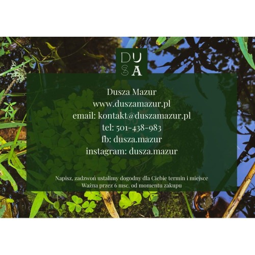 Karta podarunkowa - indywidualny warsztat olejków eterycznych z komponowaniem osobistego zapachu 2h